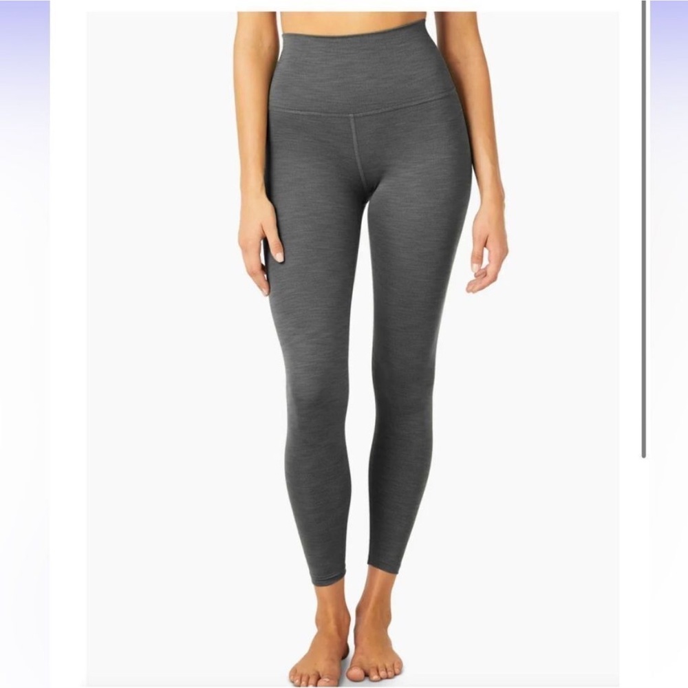 Beyond yoga Heather Rib High Waisted Midi Leggings